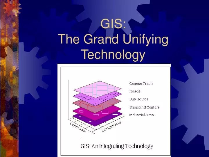 gis the grand unifying technology