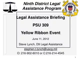 Ninth District Legal Assistance Program
