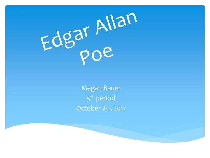 edgar allan poe