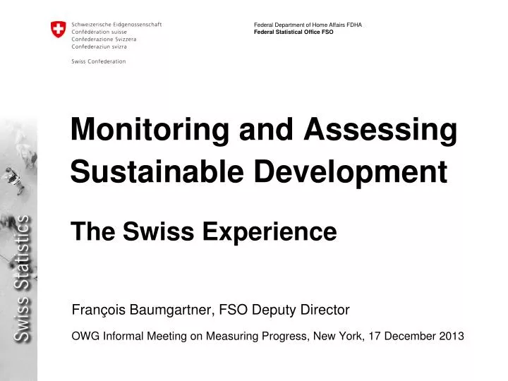monitoring and assessing sustainable development