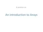 An introduction to Ansys - slide 1