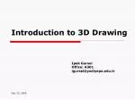 Introduction to 3D Drawing - slide 1