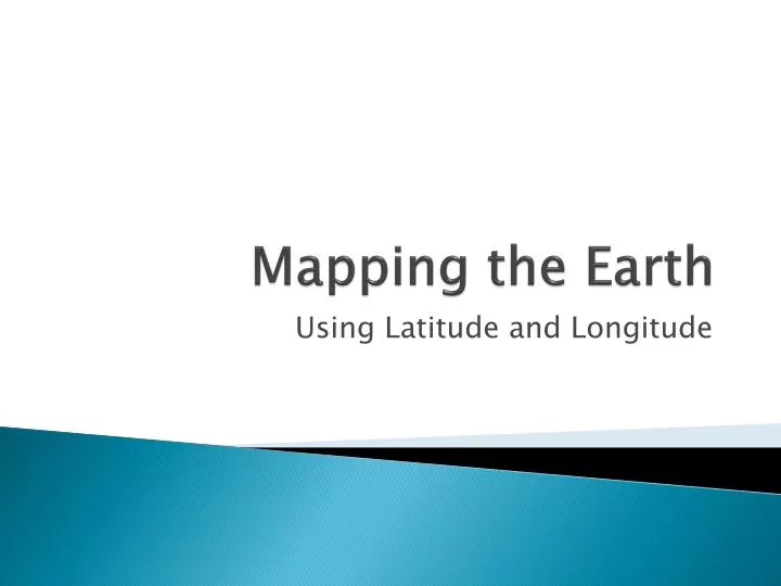 mapping the earth
