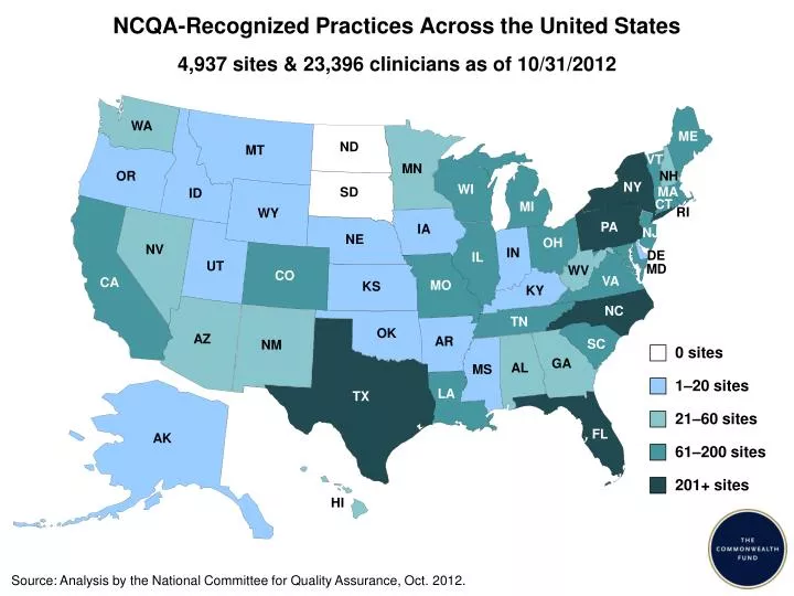 ncqa recognized practices across the united states