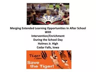 Vision of Holmes ECHOES and TIGER TIME Programs