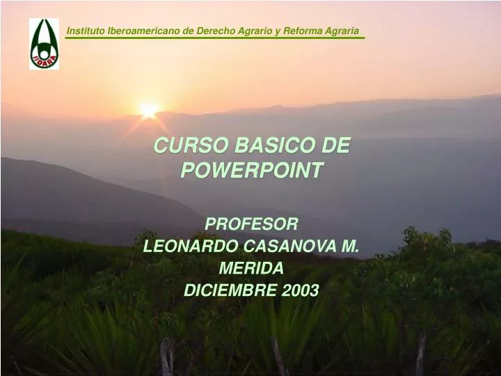 PPT - CURSO BASICO DE POWERPOINT PowerPoint Presentation, Free Download ...