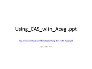 Using_CAS_with_Acegi