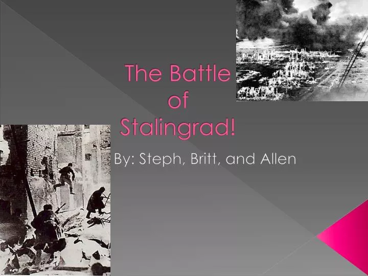 the battle of stalingrad