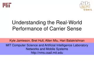 Understanding the Real-World Performance of Carrier Sense