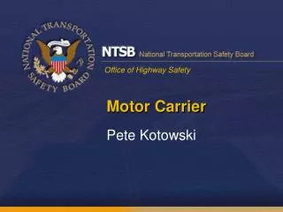 Motor Carrier