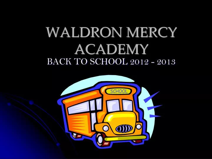 waldron mercy academy
