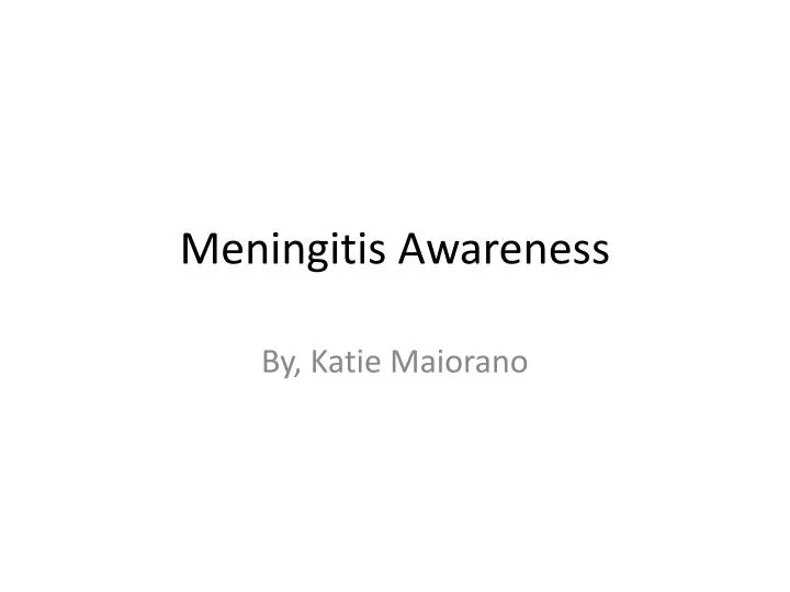 meningitis awareness