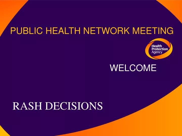 public health network meeting