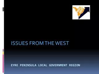 EYRE PENINSULA LOCAL GOVERNMENT REGION