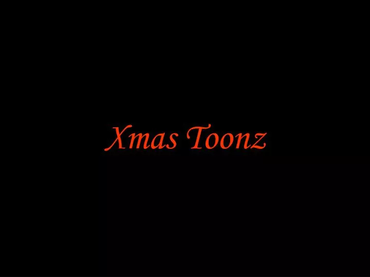 xmas toonz