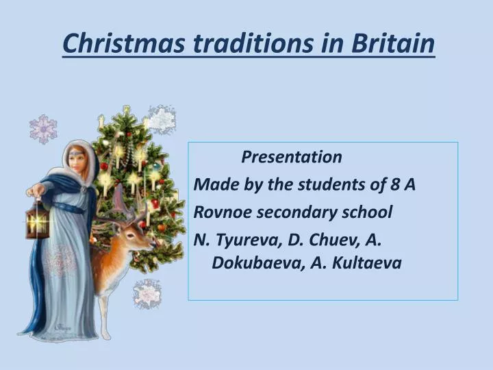 PPT - Christmas Traditions In Britain PowerPoint Presentation, Free ...