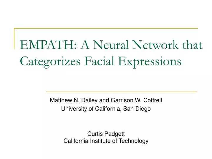 empath a neural network that categorizes facial expressions