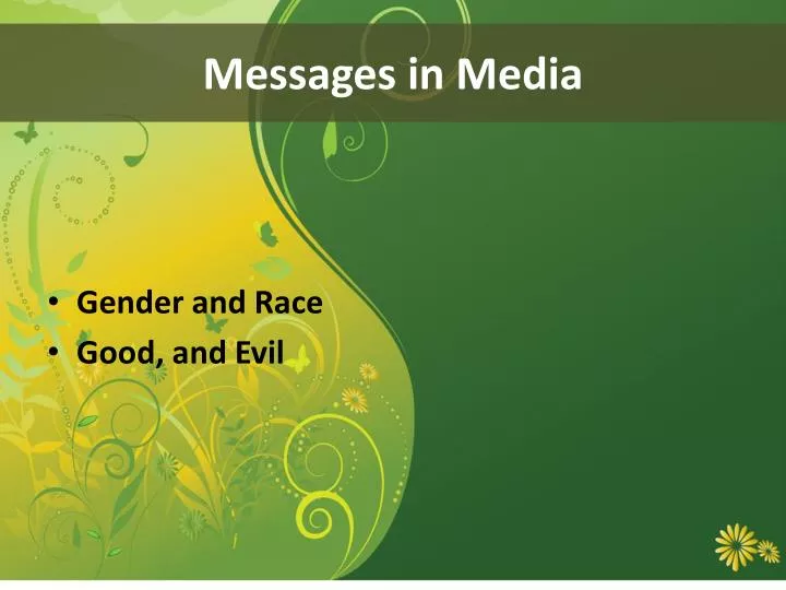 messages in media