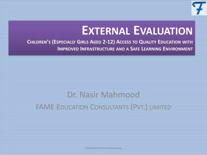 dr nasir mahmood fame education consultants pvt limited