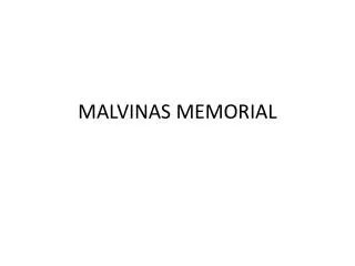 malvinas memorial