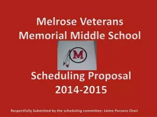 Melrose Veterans Memorial Middle School