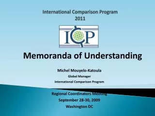 International Comparison Program 2011