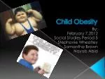Child Obesity - slide 1