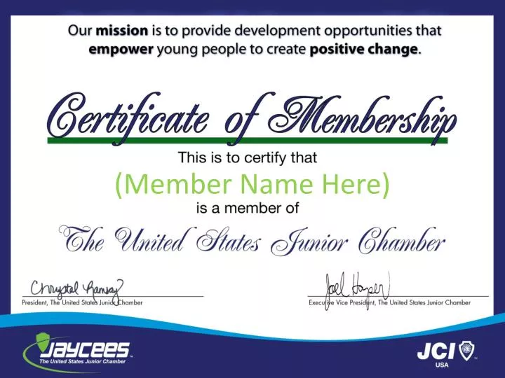 member name here