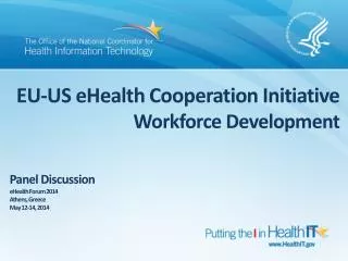 EU-US eHealth Cooperation Initiative Workforce Development