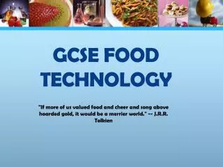 GCSE Food Technology