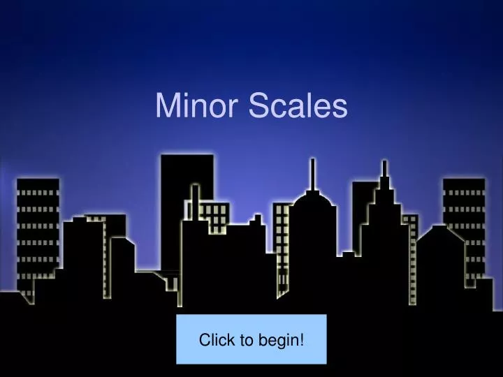 minor scales