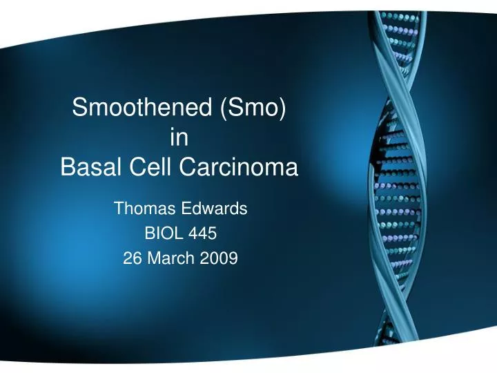 smoothened smo in basal cell carcinoma