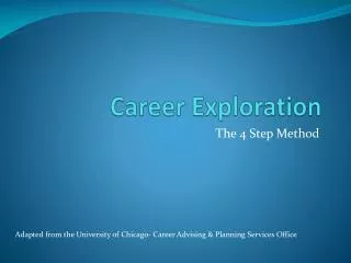 Career Exploration