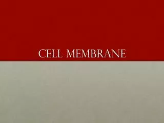 cell membrane