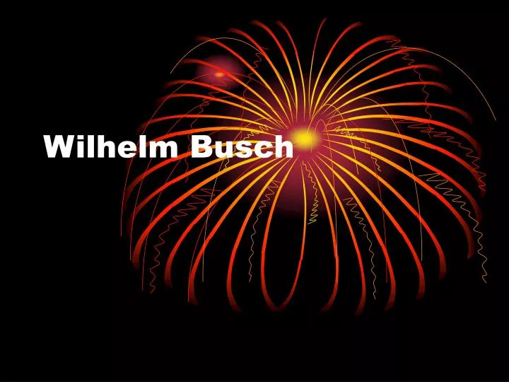 wilhelm busch