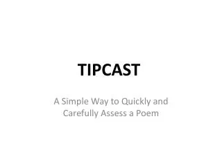 TIPCAST