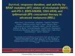 Presented By Mario Sznol at 2014 ASCO Annual Meeting - slide 1