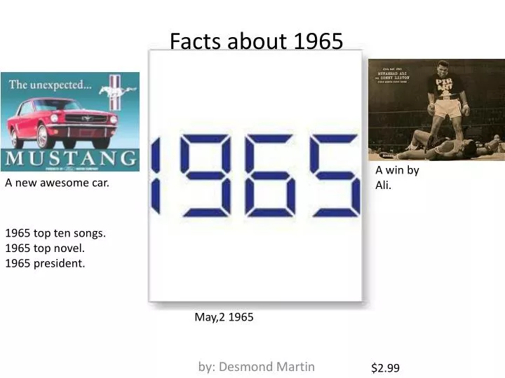 facts about 1965