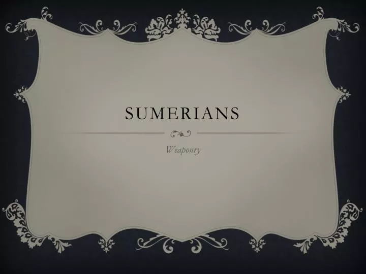 sumerians