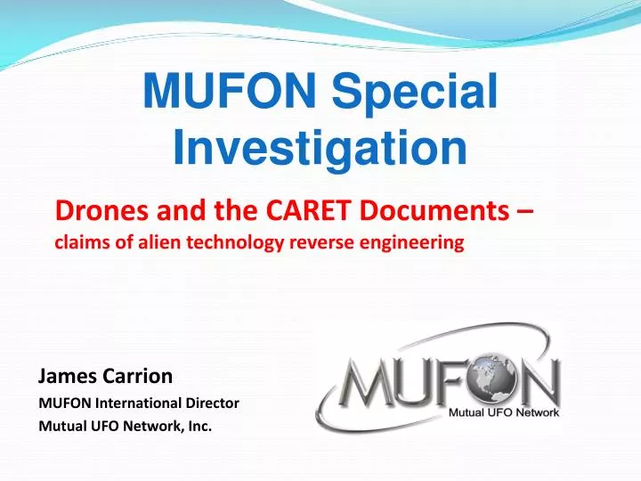 mufon special investigation