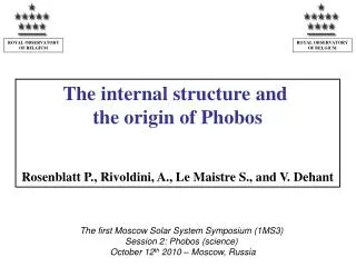 The internal structure and the origin of Phobos