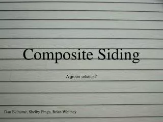 Composite Siding