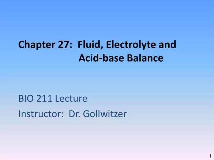 chapter 27 fluid electrolyte and acid base balance