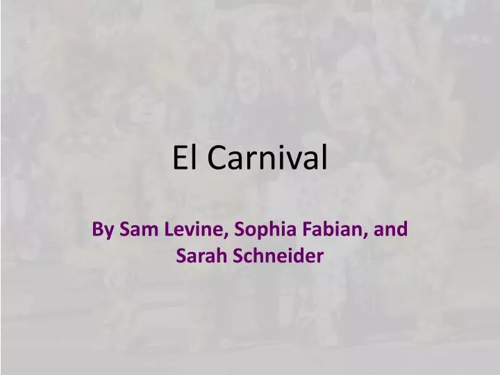 el carnival