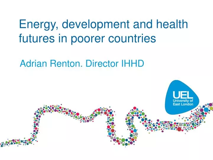 energy development and health futures in poorer countries