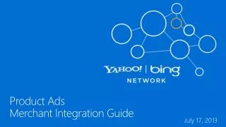 Product Ads Merchant Integration Guide