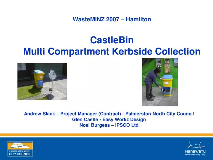 wasteminz 2007 hamilton castlebin multi compartment kerbside collection