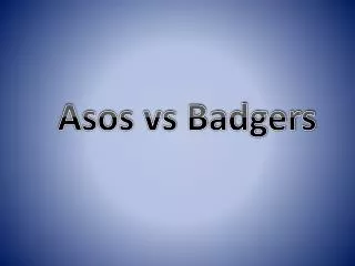 Asos vs Badgers