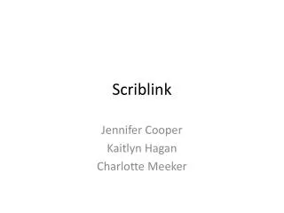 Scriblink