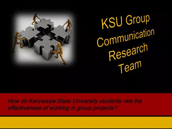 how do kennesaw state university students rate the effectiveness of working in group projects